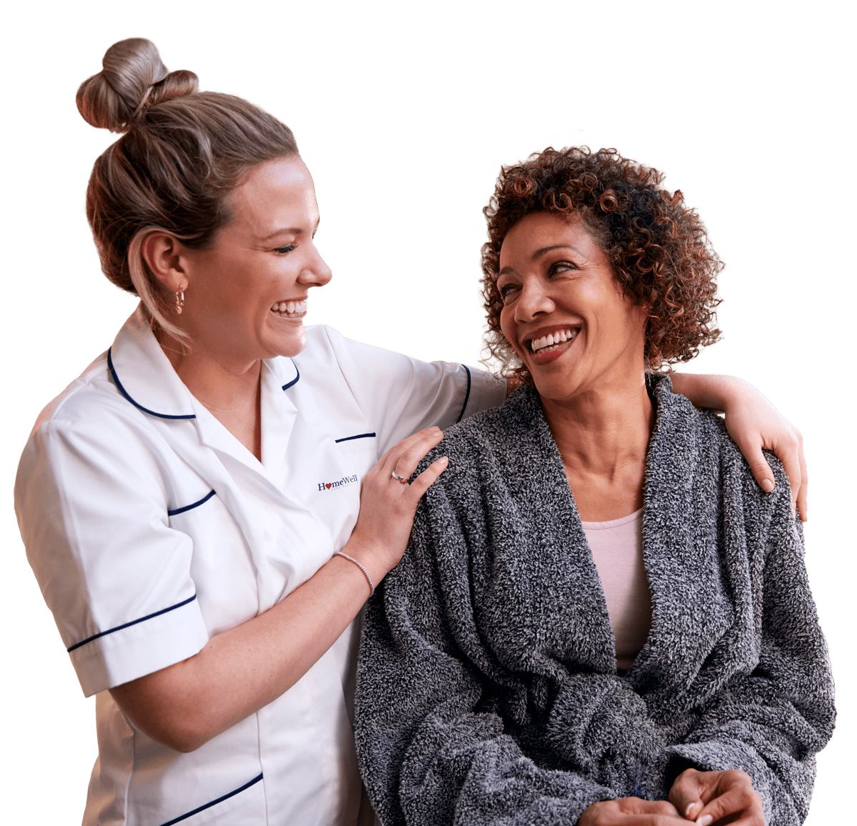 Caregiver with Elderly Woman