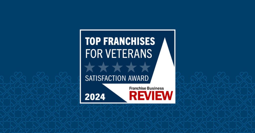 Franchise Business Review Top Franchises for Veterans 2024 Satisfaction Award