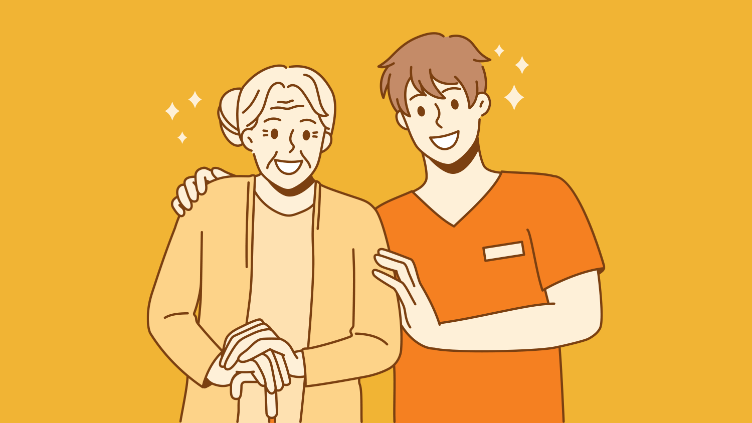 Male-Caregiver-and-Senior-min In-Home Caregivers Provide Peace of Mind to So Many