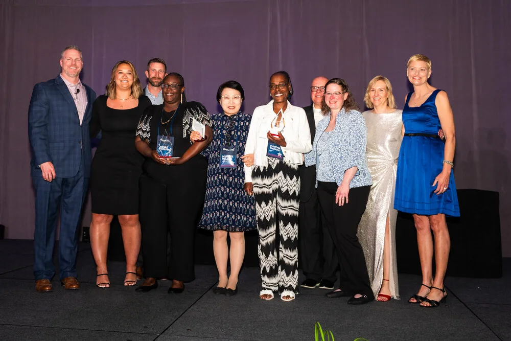 HOH winner and finalists with HomeWell Franchising Executive Leadership Team